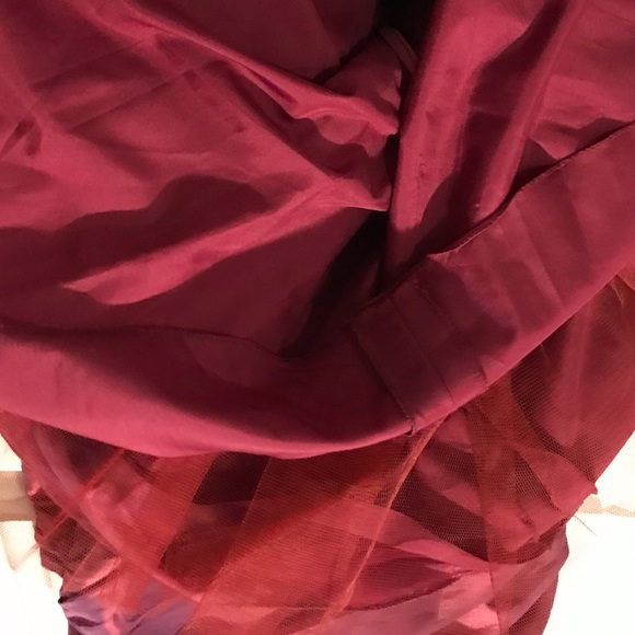 Beautiful Burgundy gown for sale - prom or bridal events it’s yours - Picture 11 of 13